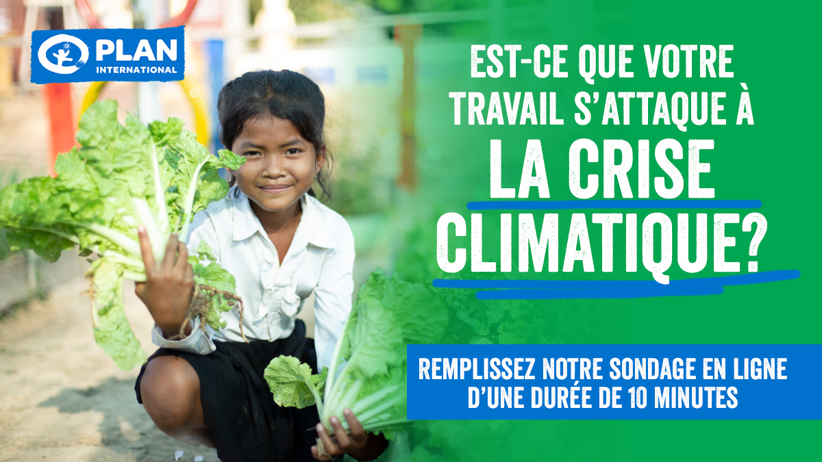 PlanCanada's tweet photo. Avez-vous entre 15 et 30 ans? Remplissez notre sondage et dites-nous quels sont les compétences requises pour s’attaquer au #ChangementClimatique et protéger l’#environnement 💪 🌍. https://t.co/FAP7MtZ7xR https://t.co/3caGdp6iQK