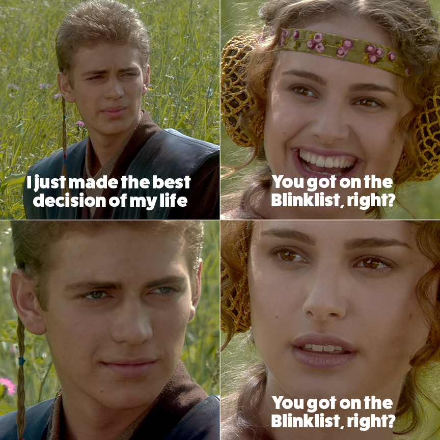 The Blinkless tweet media