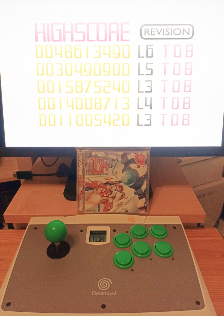 zoydo_'s tweet photo. Played some DUX 1.5 on Dreamcast tonight and cleared the game with a final score of 48.613.490. Very nice game, but a bit messy. #dux #hucast #segadreamcast #stgscore https://t.co/s4ygetKefT
