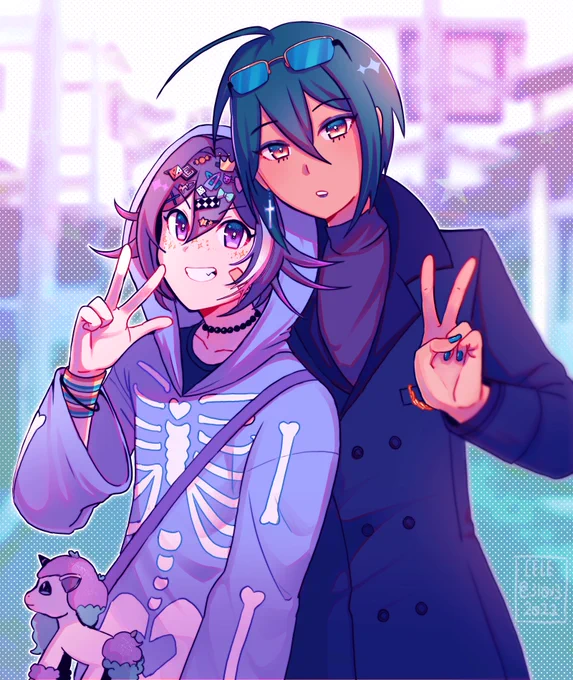 decora kei and goth fashion so true 💙💜🙏✨ 