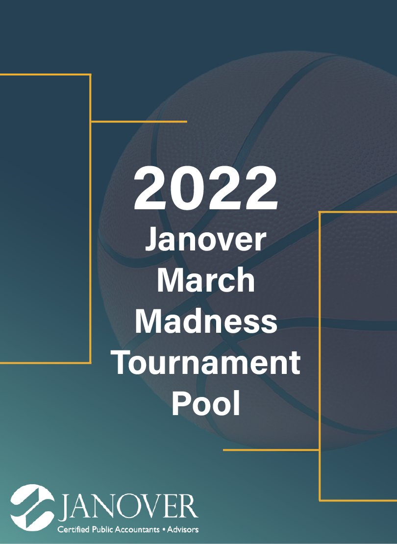 Congratulations to Kansas and to Jenny Lu, Bonnie Borinsky, Ben Geist and Melvyn Schoenfeld for taking home the top prizes in our 2022 Janover March Madness Tournament Pool! Thank you to everyone who participated, see you next year! https://t.co/k9NTTepxDg