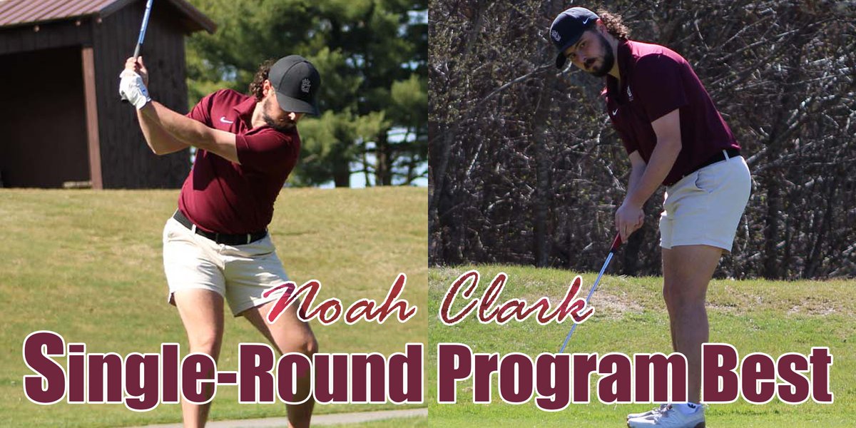 During the second round of the West Liberty Invite, <a href="/Concord_MGolf/">Concord University Men’s Golf</a>'s Noah Clark tied the single-round program record with a 66. It eclipses Clark's lowest score in college by three strokes