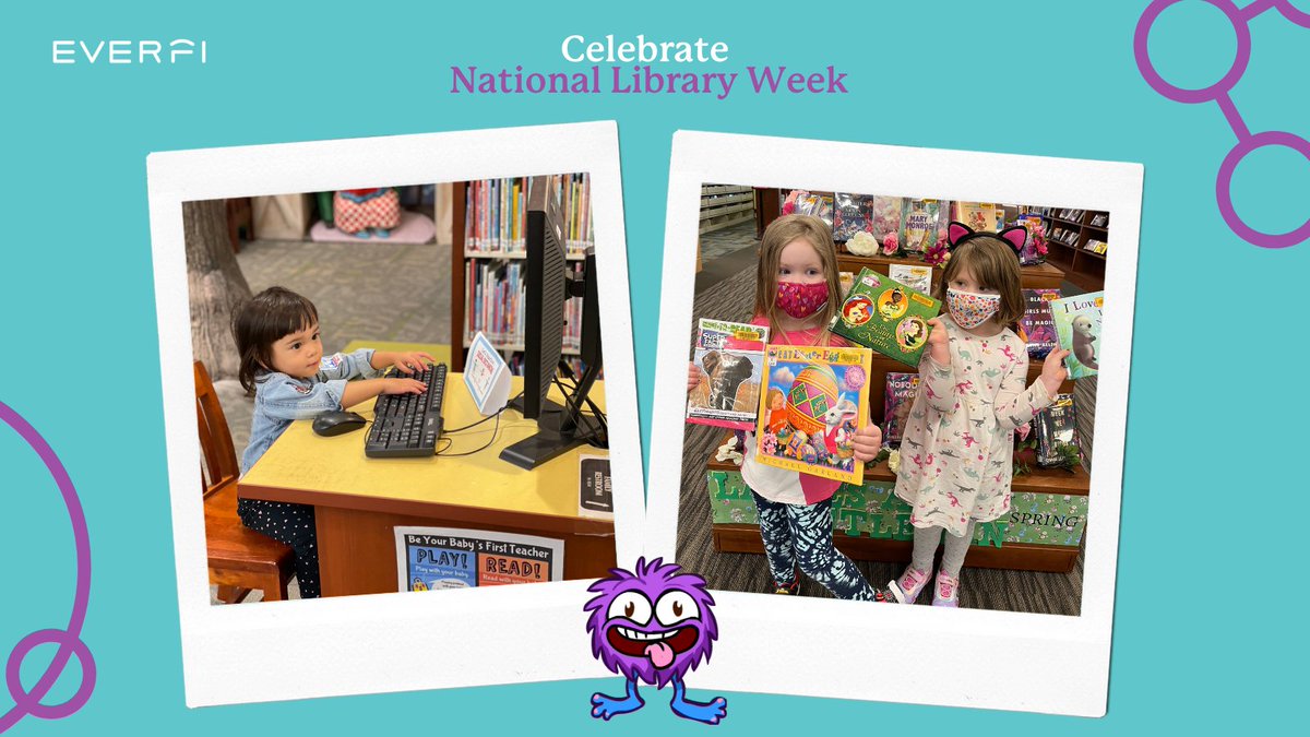 To celebrate #NationalLibraryWeek we are spotlighting some of our team's favorite libraries!

🏷️ ⬇️ Any library that retweets this will receive a #WORDForce poster for their children’s section. WORD Force is a #free reading game available to families: bit.ly/3Kces2J 🔗