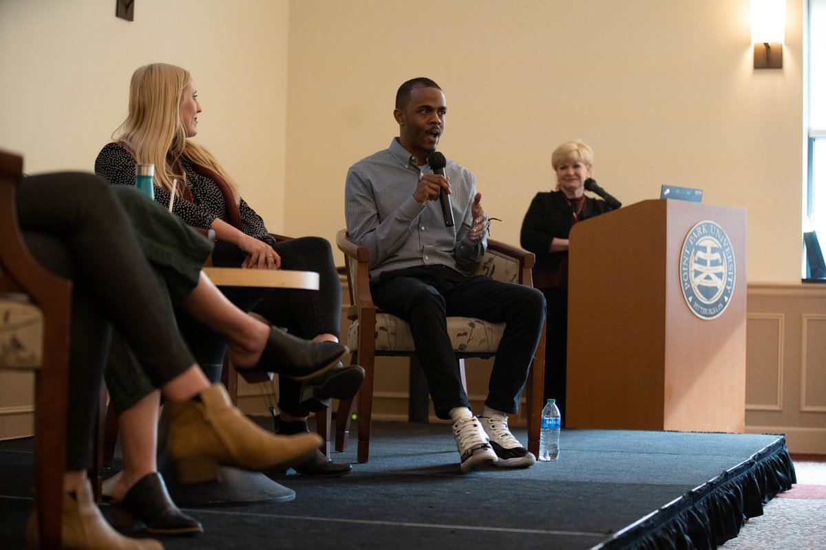 OysterCreates's tweet photo. Had a great time at this year's Get to the Point PRSSA District Conference co-hosted by @duqedu @PointParkU.
 
Thanks to the other speakers for sharing your stories. We can't wait to see what our region's next generation of communicators bring to the table. 👏 

📸 Nick J. https://t.co/vpcx1hOZbU