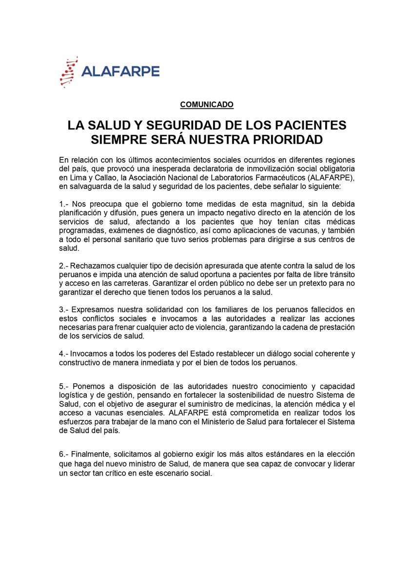 Alafarpe's tweet photo. Ante los hechos transcurridos en los últimos días, manifestamos lo siguiente: https://t.co/NPOhqzeoto