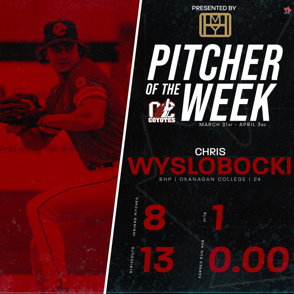 CCBaseballConf's tweet photo. Introducing your #OhMyPlayersOfTheWeek 

#CanadasLeague https://t.co/tOCLiPseiA
