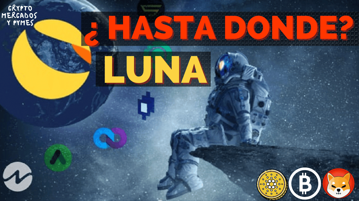 Crypto_Mercados's tweet photo. #DIRECTO A LAS 23:00 HORAS (MADRID), 17:00 HORAS (NUEVA YORK) 🔥¿HASTA DÓNDE PUEDE SUBIR EL PRECIO DE #LUNA?🔥 🚀  #bitcoin #btc #ethereum #crypto #shib #shiba  #shibarmy #solana #cardano  #cryptonews #xrp #ripple #matic #polygon #metaverse #nfts #babydoge #ADA #terraluna   #UST https://t.co/OnOtSmwklP
