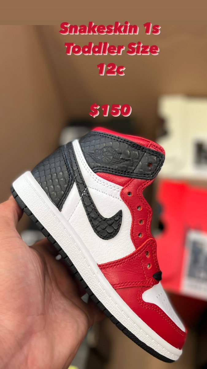 ChandonPichon's tweet photo. Couple Toddler Pairs Available!
IG @KicksByCP https://t.co/oGBpdiu6bI