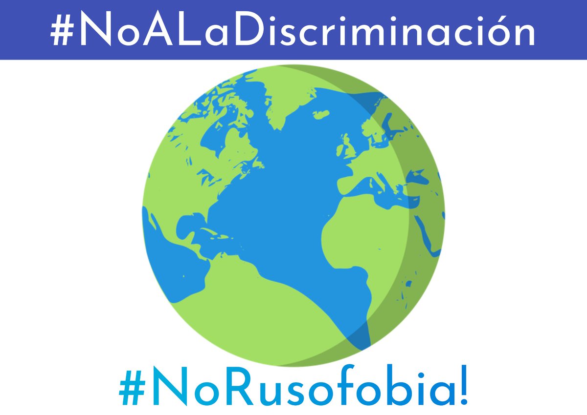 NoRusofobia's tweet photo. NO a la #Discriminacion ⚖️🕊️🇷🇺

Nosotros, los #rusos NO somos políticos, somos humanos como tú! https://t.co/1ga7ik4F05