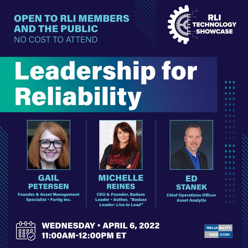 I️ am honored to be an invited speaker and looking forward to talking about "Badass" Leadership for Reliability!

•Understanding the impact leadership has when it comes to safety, reliability and performance.
lnkd.in/ei8YmT8t

#LivetoLead #LeadershipforReliability
