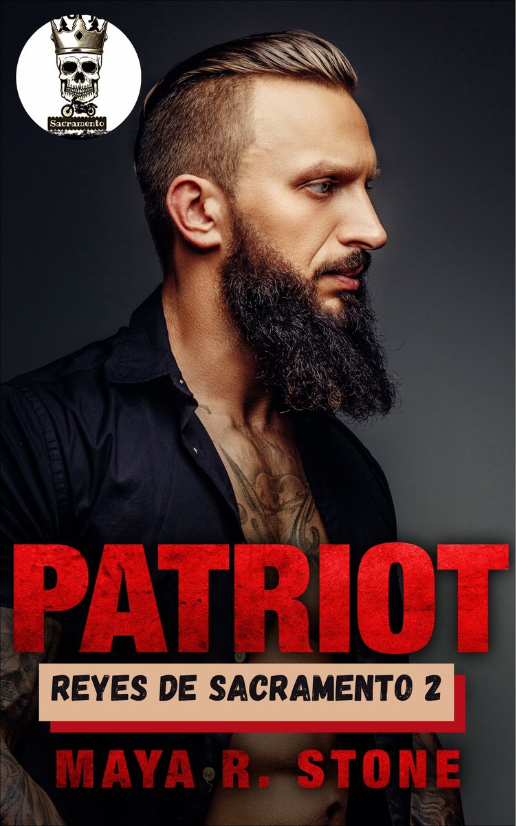 MaiaRStone1's tweet photo. La versión en español de Patriot, que cuenta la historia del VicePresidente del club de moteros, está en #preventa y la tendrás disponible en tu dispositivo el 28/4
 #novelaromántica #AmazonKindle #lectoresrománticos ¡No queda nada! Aprovecha la oferta.
 https://t.co/fg2W2GzRYA https://t.co/ER4FbMzSv6