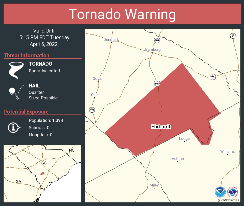 NWS Columbia (NWSColumbia) / Twitter