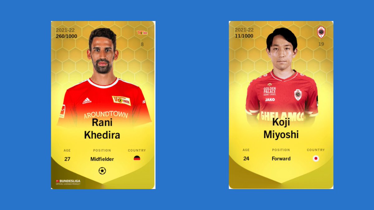 Cryptosaure50's tweet photo. 🎁 CONCOURS 🎁
Bonjour aux amoureux de #sorare 
Allez on fait profiter la commu avec mes moyens.
Nouveau #Concours pour gagner les cartes Limited de KHEDIRA et MIYOSHI
Pour participer : 
- Like
- Follow me 
- Retweet 
Tirage -> Jeudi Aprèm

#Giveaway #NFT https://t.co/F8Hp4erIzD