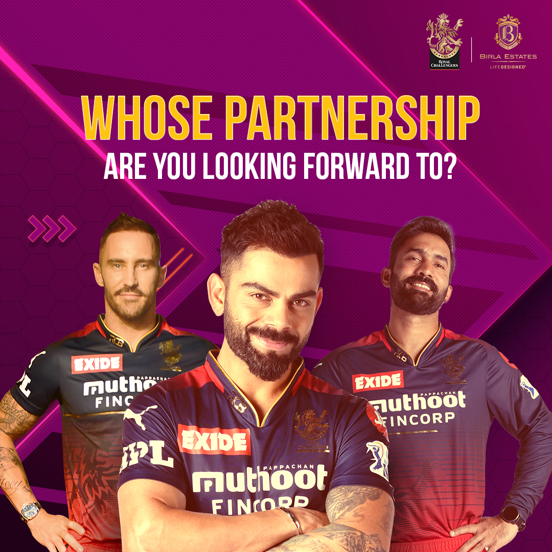 Birla_Estates's tweet photo. Tight bowling has set up the team with a competitive total to chase. A strong partnership is what they need. #PlayBold #WeAreChallengers #IPL2022 #BirlaEstates #CheerFromHome #RRvsRCB #RCBvsRR 
@RCBTweets https://t.co/kNsrXY2OfM