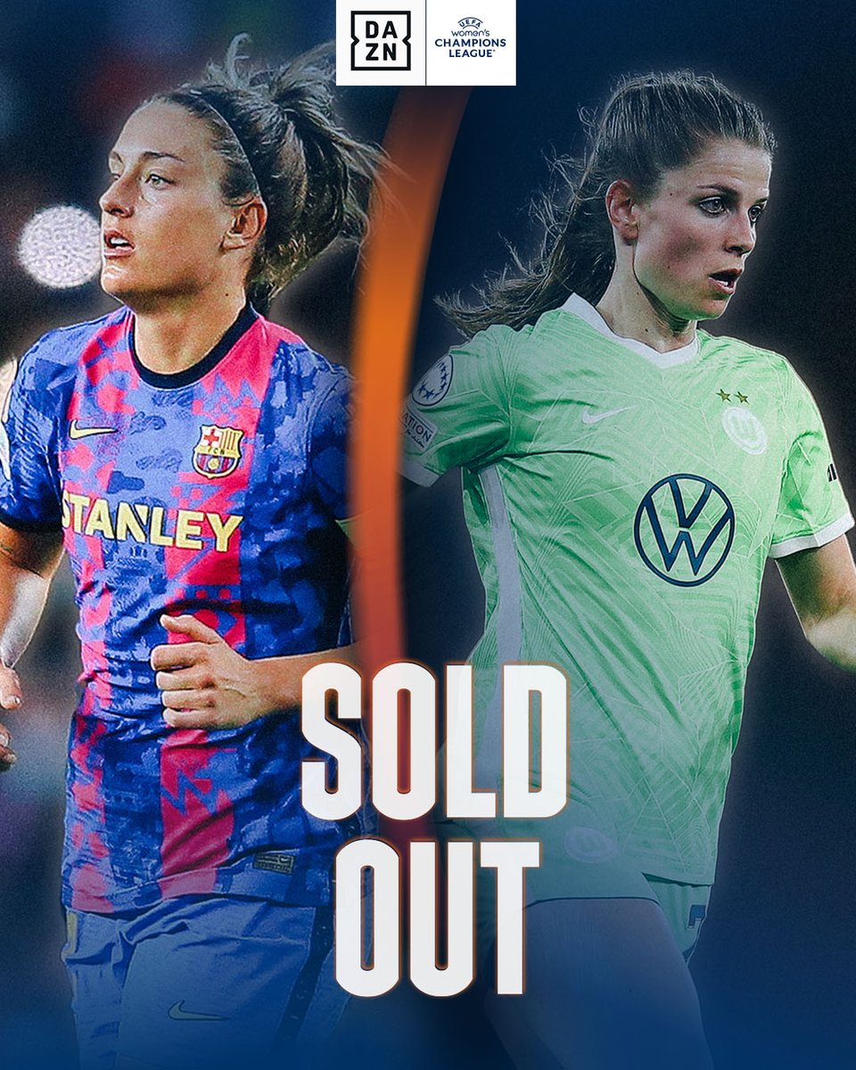 ANOTHER SOLD OUT CAMP NOU 🏟

It's going to be another full house at <a href="/FCBfemeni/">FC Barcelona Femení</a>  for the <a href="/UWCL/">UEFA Women’s Champions League</a> semi-final 🍿