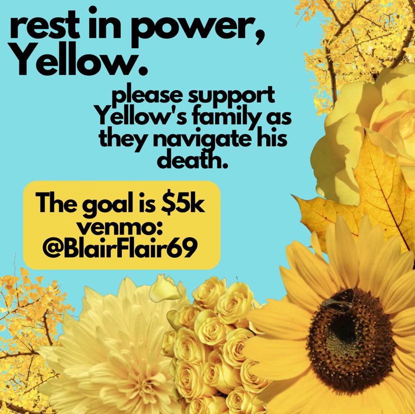 cltuprising's tweet photo. Help yellow’s family raise enough money to lay him to rest. Consider making a donation. https://t.co/E04DMesq7h