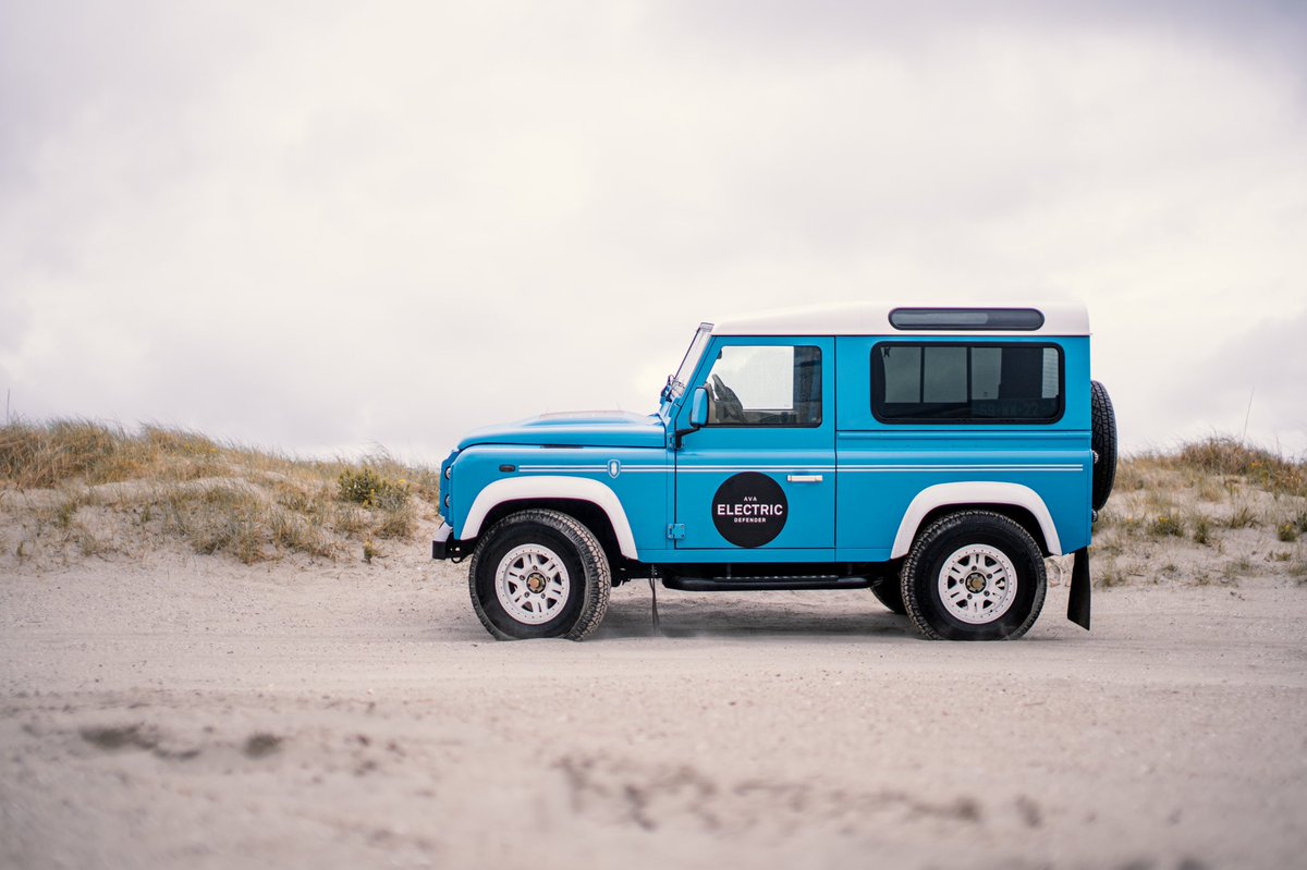 A day at the beach is never lost time. #EV #LandRoverDefender #Defender90