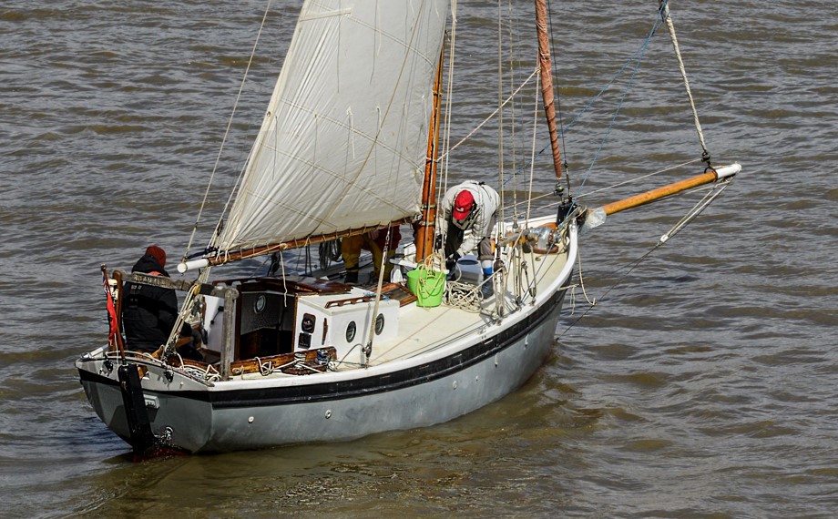 GreenwichYC's tweet photo. Last weekend the Meridian Trophy took place. A short race from Greenwich Yacht Club across the #Meridianline and back. Here is a #Falmouth workboat hoisting #sail before the race ⛵️ https://t.co/yVNdmIdjgc
