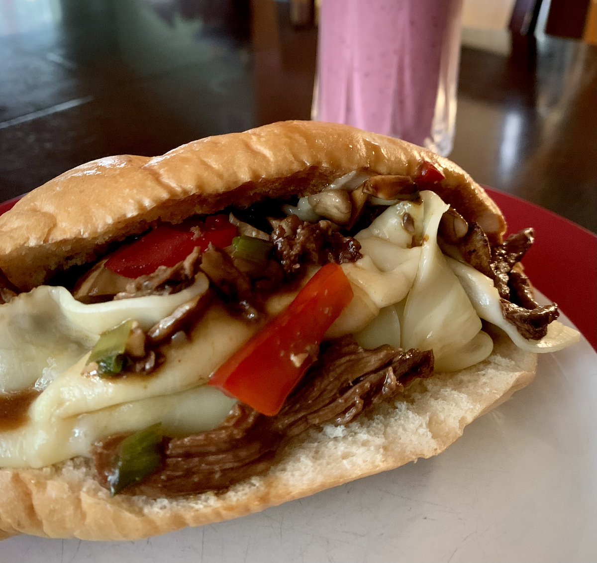 MeVsCooking's tweet photo. Mmm. Made this Philly cheese #steak sandwich. Enough #cheese?

#cooking #homecook #gaycook #highaltitudecooking #foodblogger https://t.co/Kye2lWWLZf