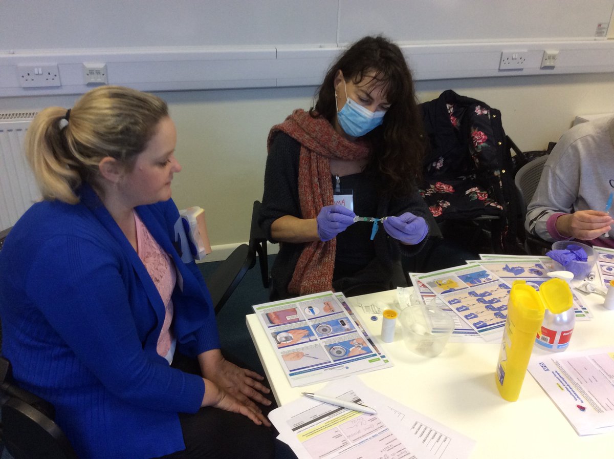 SHUSimTeam's tweet photo. We’ve had a fantastic day working with our SCPHN students and staff at SHU, doing vaccination and immunisation simulation #scphn https://t.co/ATxbk2cSYZ