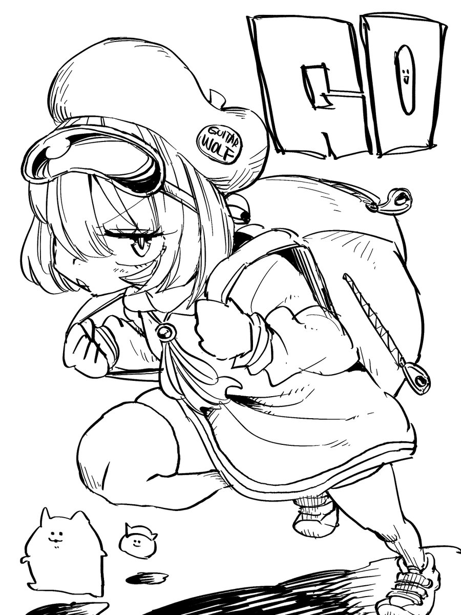 きょうの線画です🍣 