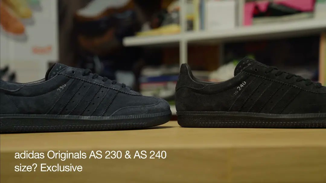 adiFamily on Twitter: "Upcoming #adidas #AS230 + #AS240 Lads at Size?  freely admit inspired by the UAs, great link up with the 230 being Navy  based, 240 Black based. Raffle live Saturday