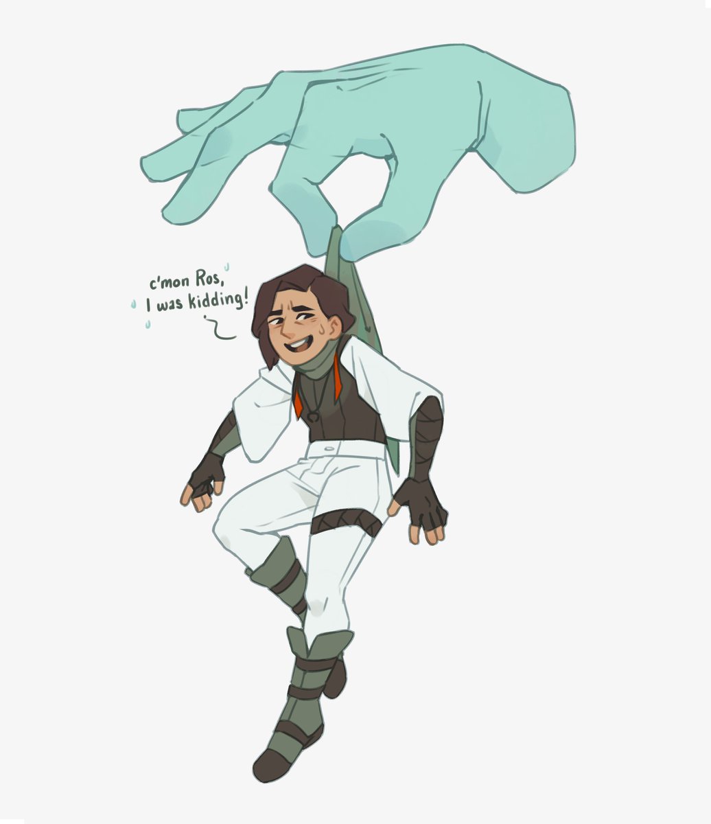 i thought our diviner wizard npc friend was about our level (10) but it turns out she's at least level 13 and was wrecking shit with bigby's hand last session. anyway i want her to use it to pick strix up like a discarded banana peel