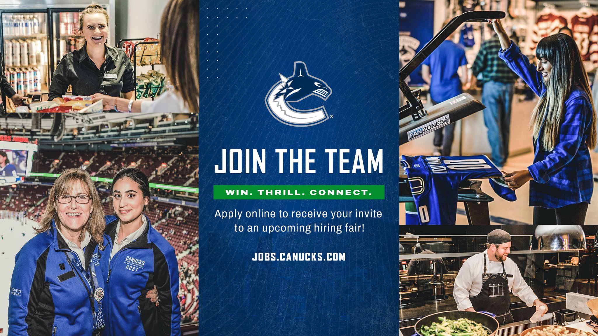 Vancouver Canucks on Twitter "From event staff to head office, check