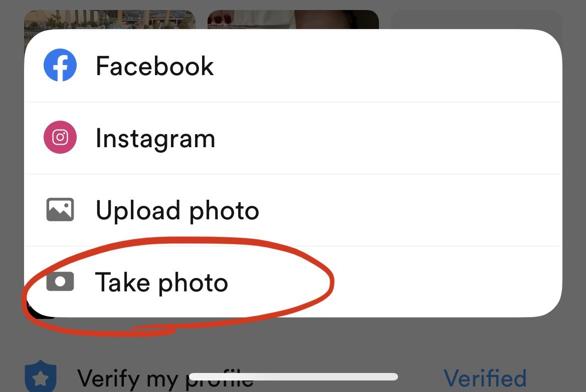 hillarybautch's tweet photo. Okay but who is actually using this feature?? What kind of psychopath just raw dogs a selfie for their dating profile?! @bumble https://t.co/ti7Sy6Enfm