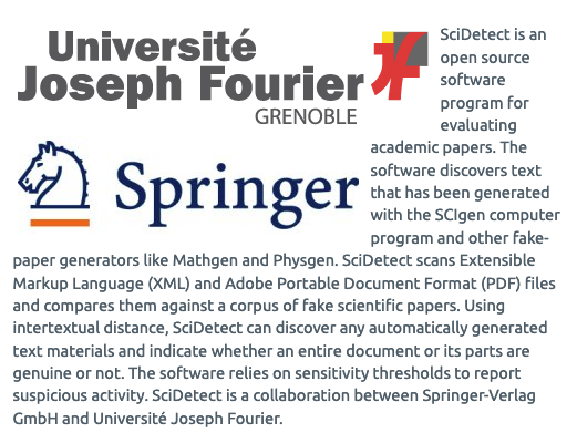 kembellec's tweet photo. Un logiciel pour "traquer les fausses publications scientifiques". PySciDetect (https://t.co/rVEdP6Vu7T) s’appuie sur l’outil SciDetect (https://t.co/0LvUjX8YW6) et permet en particulier d’identifier des passages falsifiés courts. https://t.co/RidR1WxOtx