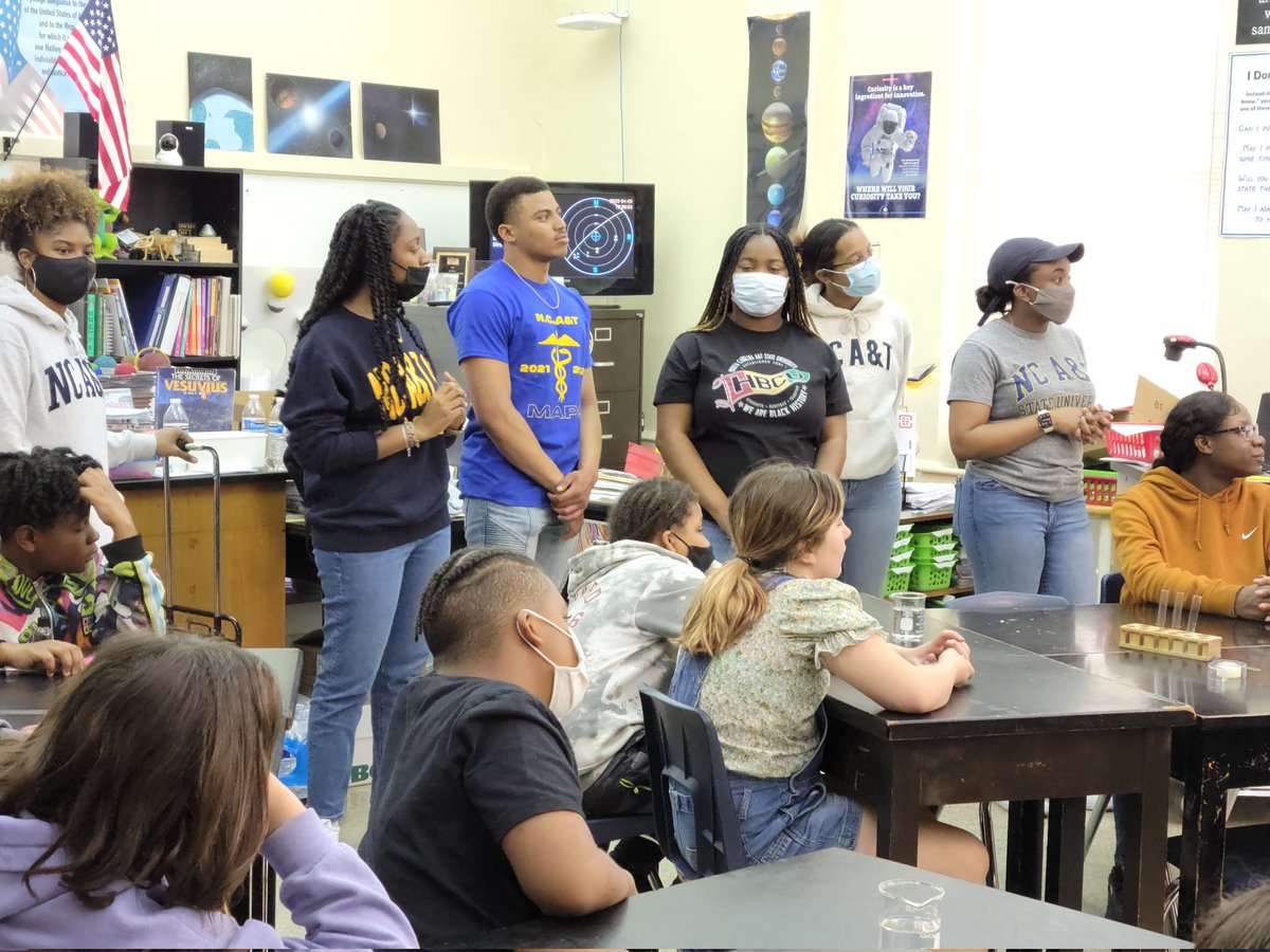 Betty Jo Moore, M.A. Ed. π (@bjmoore1640) on Twitter photo Thank you <a href="/ncscifest/">North Carolina Science Festival</a> for providing an amazing hands-on opportunity for my <a href="/WileyMS/">Wiley Magnet Middle</a> Ss. Water quality testing. Thank you Dr. Kelsie Bernot and <a href="/ncatsuaggies/">North Carolina A&T</a> Ss for a great day. <a href="/WSFCS_Science/">WS/FCS Science</a> Thank you <a href="/ncscifest/">North Carolina Science Festival</a> for providing an amazing hands-on opportunity for my <a href="/WileyMS/">Wiley Magnet Middle</a> Ss. Water quality testing. Thank you Dr. Kelsie Bernot and <a href="/ncatsuaggies/">North Carolina A&T</a> Ss for a great day. <a href="/WSFCS_Science/">WS/FCS Science</a>
