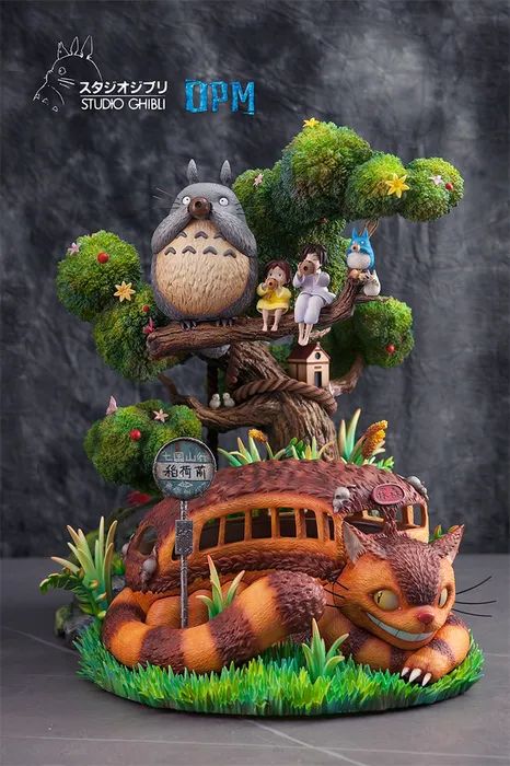 OtohimeTracks's tweet photo. I'm totally in love with OPM Studio's work on Totoro's licence. This diorama is impressive and I love the face expression of the Nekobus. This resin figure (550mm) will arrived in October 2022 #MyNeighborTotoro #opmstudio #resinfigure #diorama #totoro #hayaomiyazaki #nekobus https://t.co/wqjPprbcIX