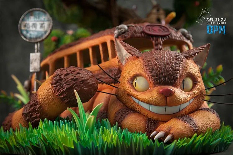 OtohimeTracks's tweet photo. I'm totally in love with OPM Studio's work on Totoro's licence. This diorama is impressive and I love the face expression of the Nekobus. This resin figure (550mm) will arrived in October 2022 #MyNeighborTotoro #opmstudio #resinfigure #diorama #totoro #hayaomiyazaki #nekobus https://t.co/wqjPprbcIX