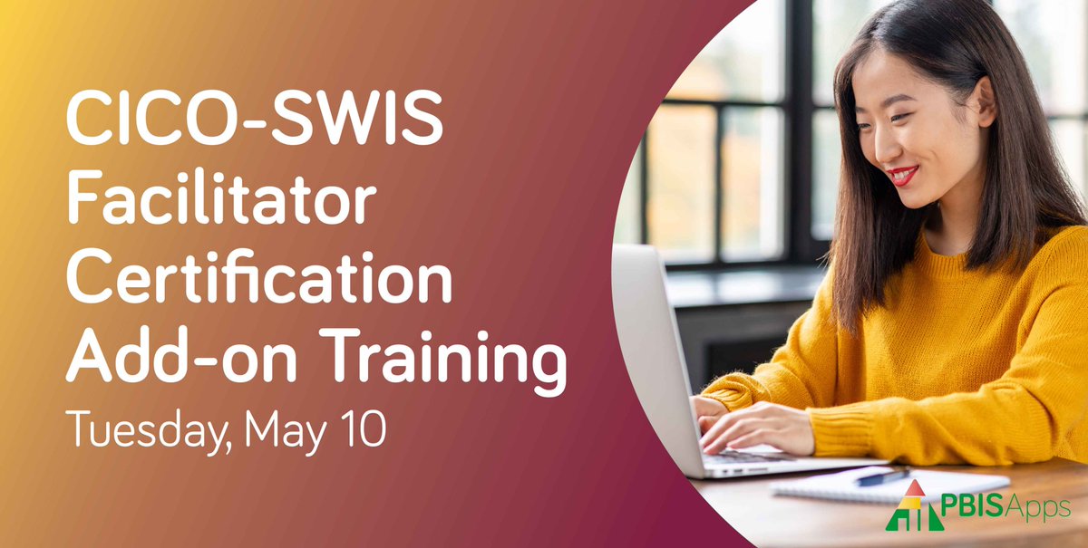 SWIS Facilitators who want to support schools implementing CICO should check out this upcoming training. More info &amp; to register: bit.ly/2Z7tQLM