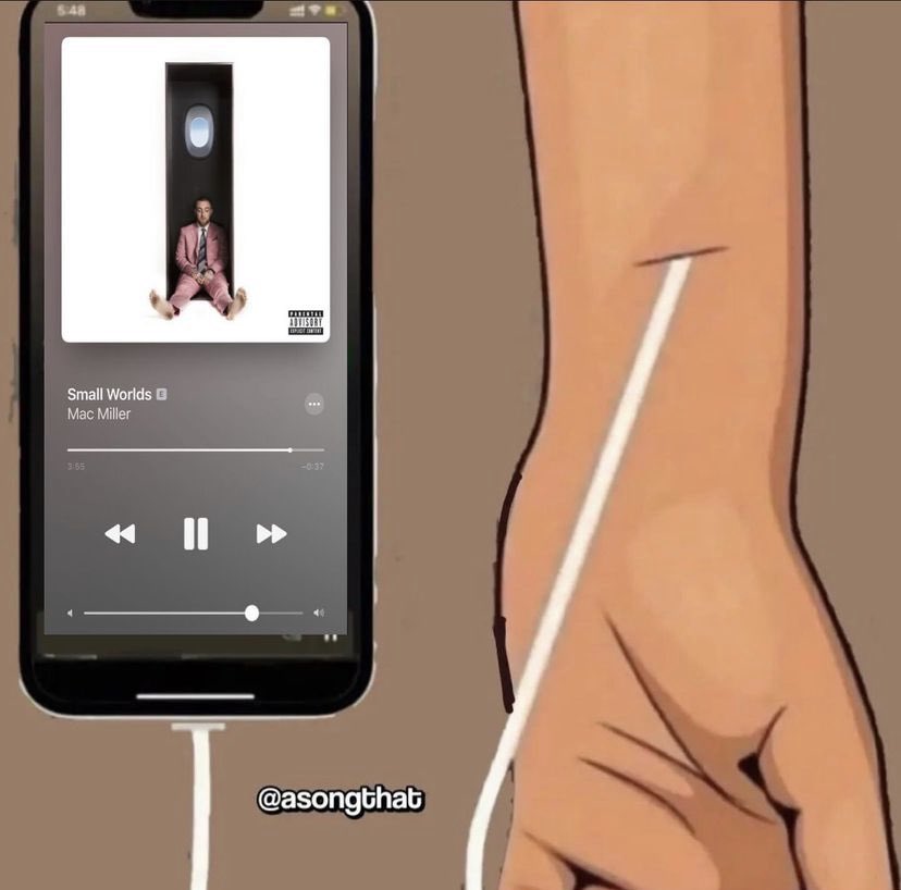 MacMillerism's tweet photo. i need to FEEL mac miller’s music https://t.co/pN1bs7d5mG