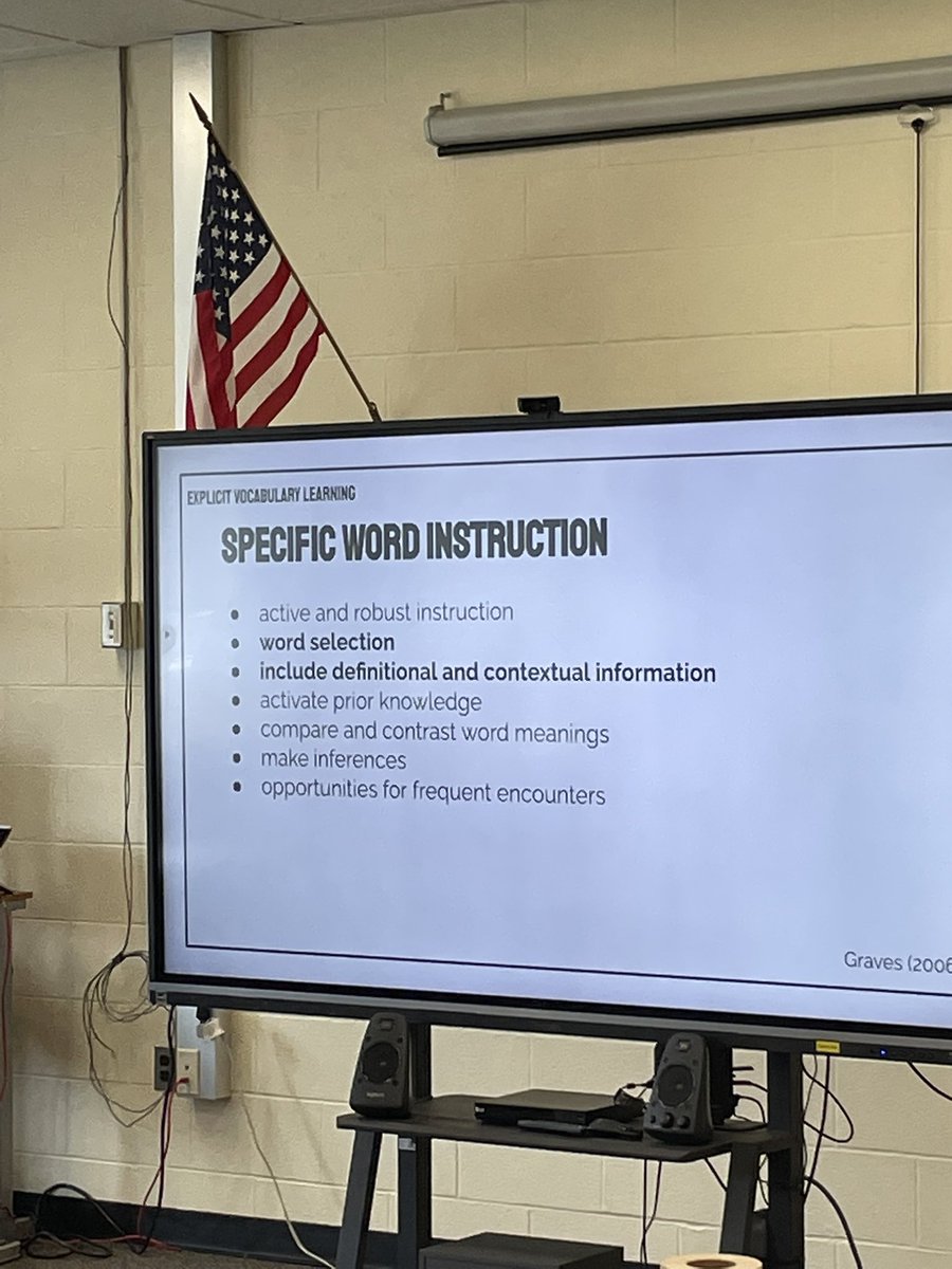 Love having <a href="/JessicaCramer26/">𝕁𝕖𝕤𝕤𝕚𝕔𝕒 ℂ𝕣𝕒𝕞𝕖𝕣</a> here to work with our <a href="/OAhornets/">Oakfield-Alabama MHS</a> <a href="/OaElem/">OAElem</a> Literacy Team on explicit vocabulary instruction!
💙💛