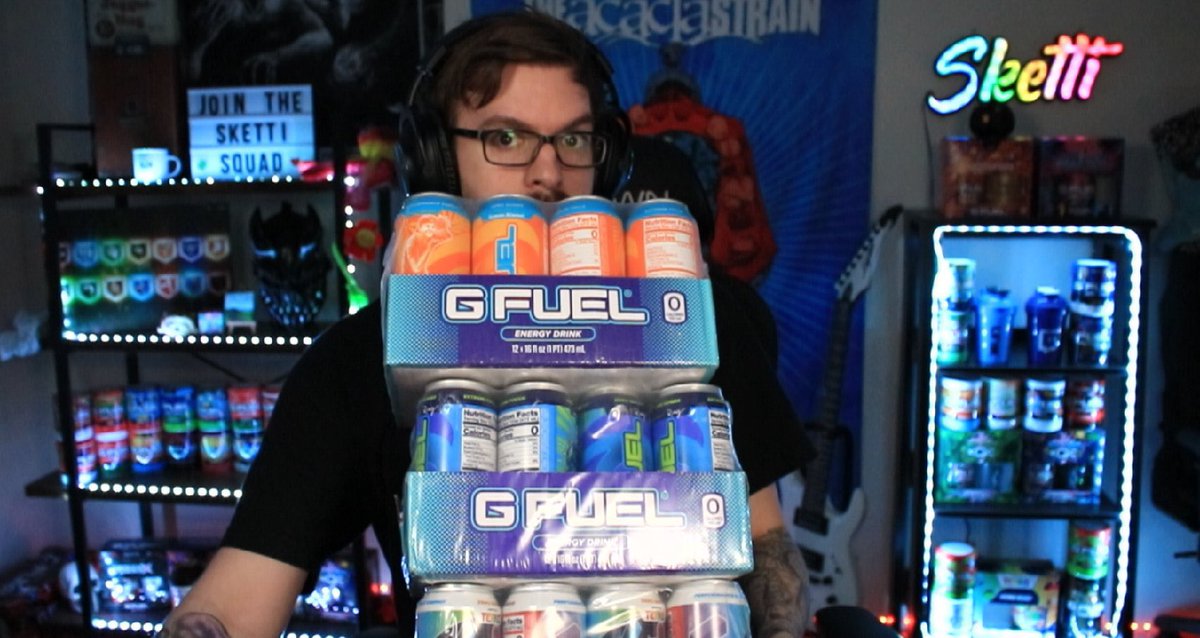 SadSketti's tweet photo. @GFuelEnergy Hello my name is Sketti and I would love the opportunity to rep and join the #GSQUAD! Been loving your products for over 5 years now and its become a huge role in my day to day life and streams! #CodeSketti https://t.co/KYK88SIDgh