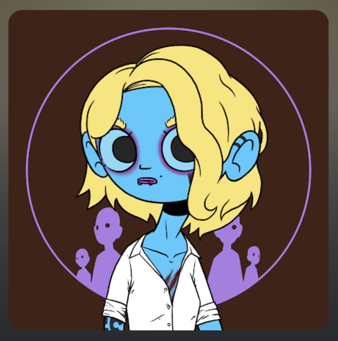 Twins but one is a zombie✨ <a href="/wgfnft/">Witchy GF🌙</a> @WoahBoyMusic How cute are they?!