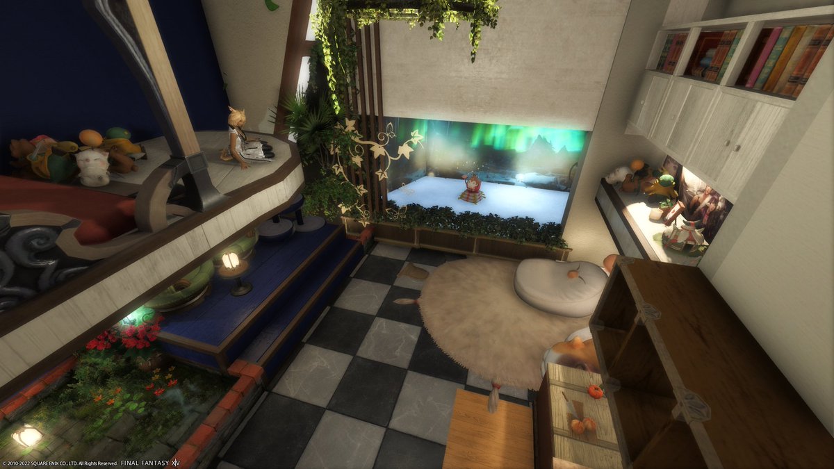 Ashala_rae's tweet photo. A cozy lil apartment for a single cat. 🐱
Ragnarok / Goblet W8 Subdivision Apt 1.
#FFXIV #ffxivhousing https://t.co/UfqihrZIau