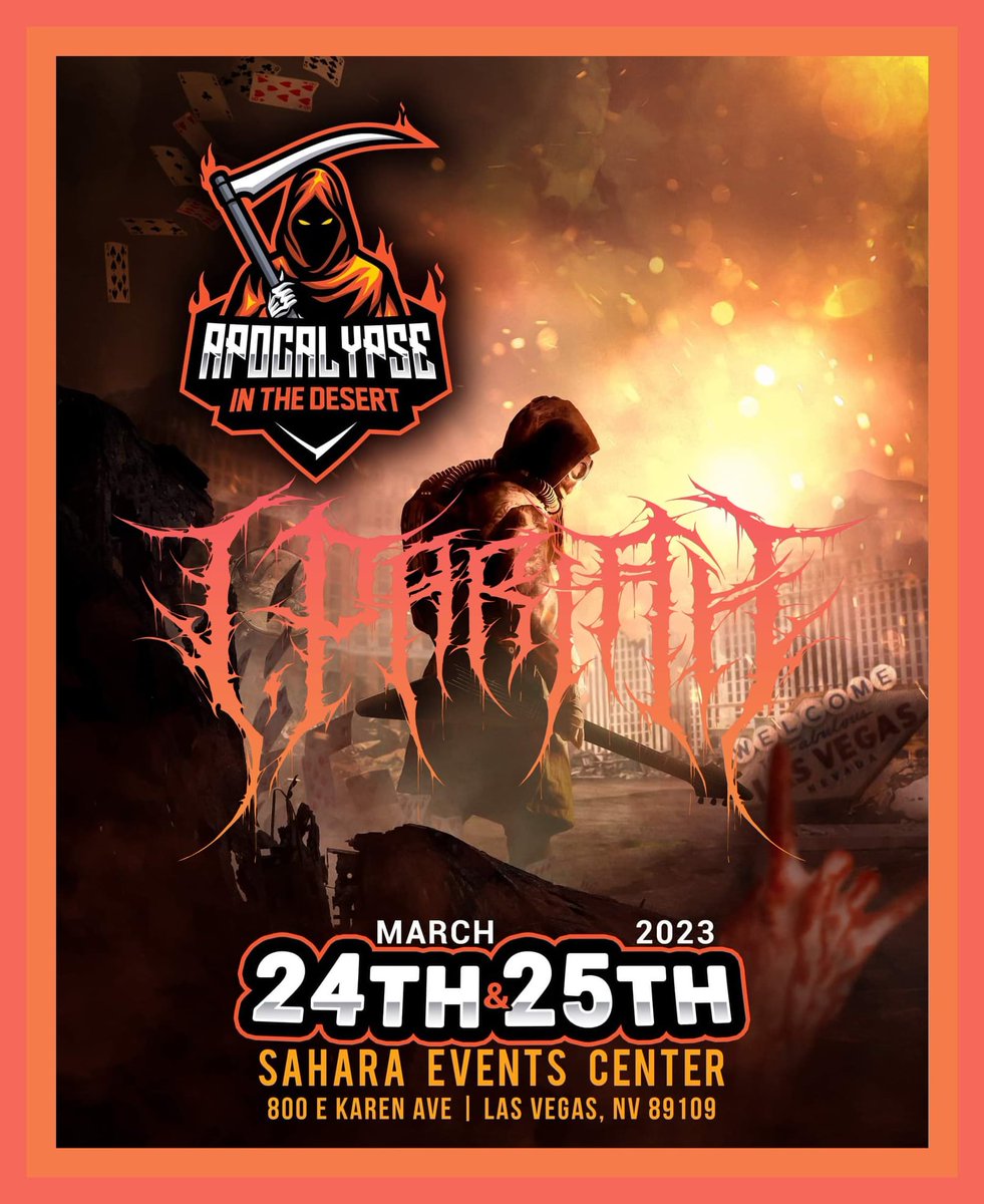 DeathByMetalSTL's tweet photo. so proud to announce the band I, Pariah from the Phoenix desert in Arizona.. They will be one of our headliners for Apocalypse in the Desert Metal Fest 2023 ..
#ipariah #apopocalypseinthedesert #metalfestival #metal #lasvegas #metalband #vegas #vegasfestival #vegasshows https://t.co/Wb6fb1BLm5