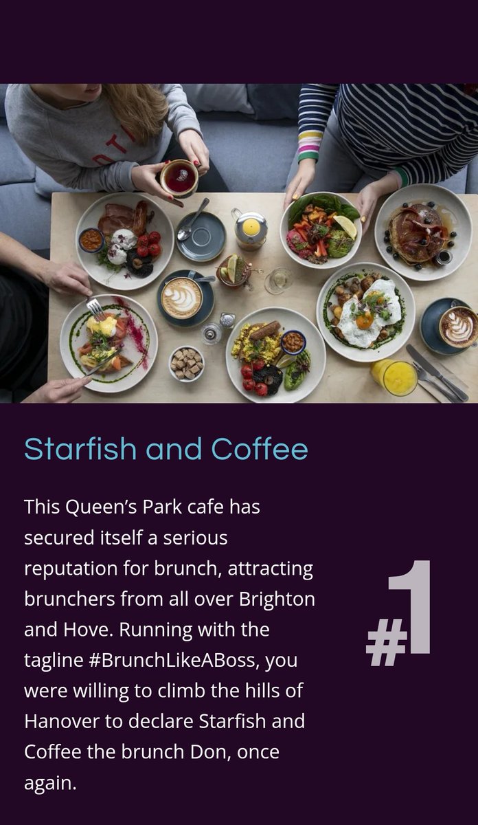 Starfish & Coffee (Best Brunch Winner 2022) tweet media
