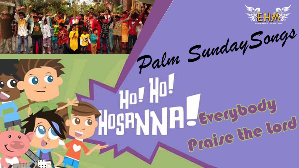 MDRAJUEHM's tweet photo. https://t.co/nOkOHuiR5D

HO HO HOSANNA - Palm Sunday Song by EHM Kids 2021

@MDRAJUEHM https://t.co/bqjVb5oFtN