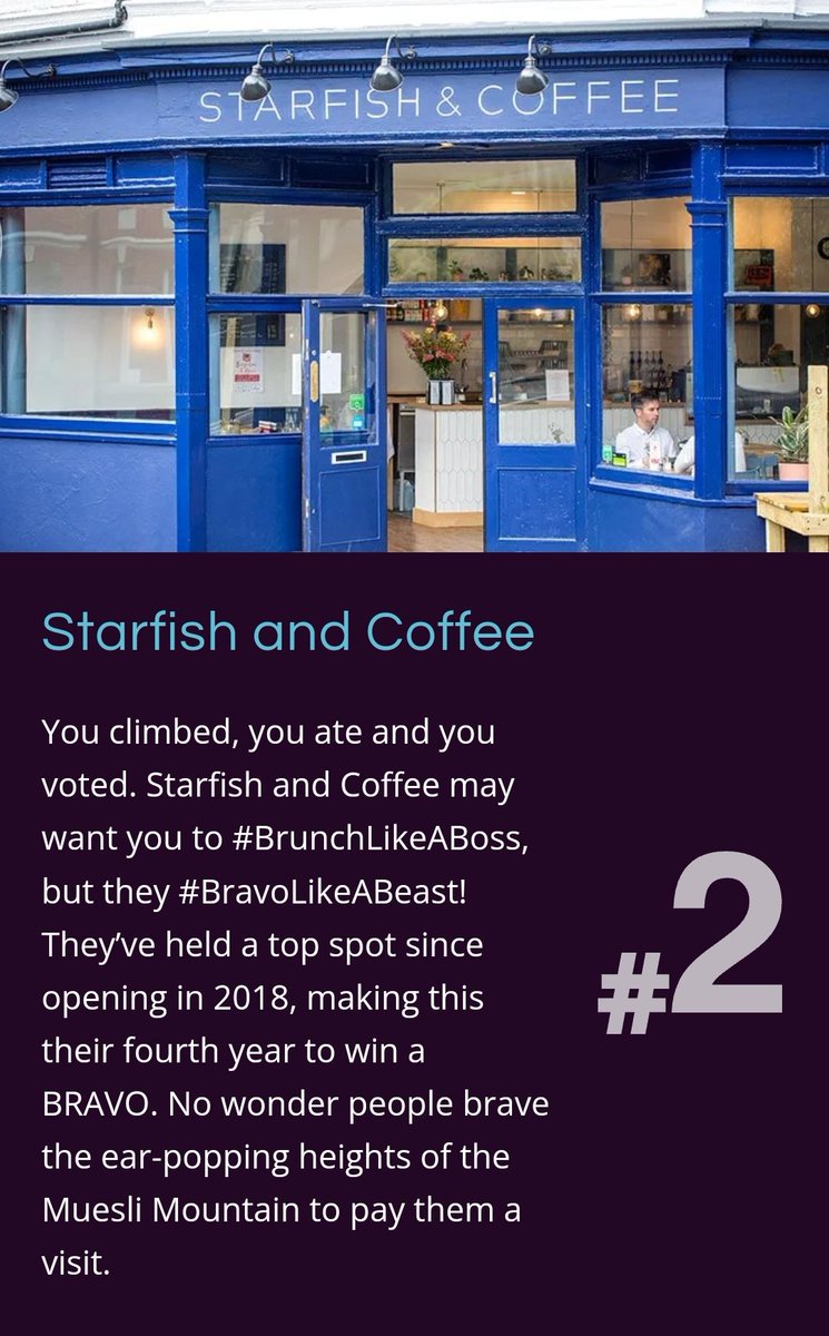 Starfish & Coffee (Best Brunch Winner 2022) tweet media