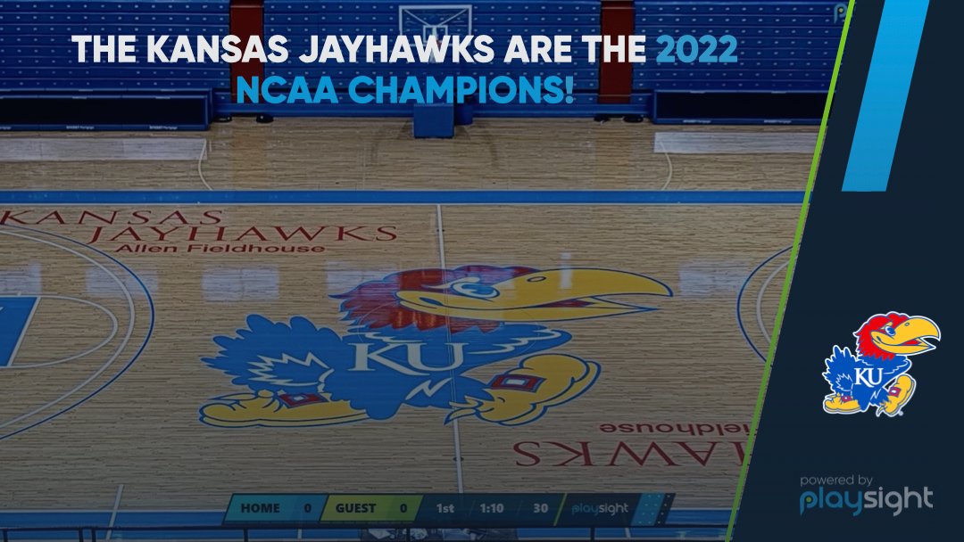 playsight (@playsight) on Twitter photo Congrats to our partners <a href="/KUHoops/">Kansas Men’s Basketball</a> <a href="/KUAthletics/">Kansas Jayhawks</a> on their 4th National Championship!
#poweredbyPlaySight Congrats to our partners <a href="/KUHoops/">Kansas Men’s Basketball</a> <a href="/KUAthletics/">Kansas Jayhawks</a> on their 4th National Championship!
#poweredbyPlaySight