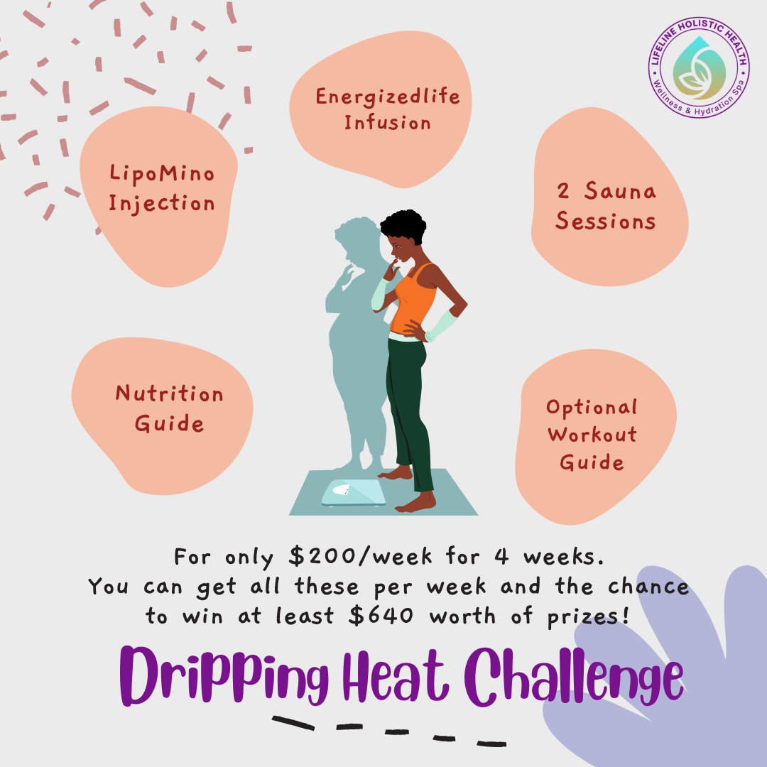 DrEddyClinic's tweet photo. RT @Lifeline_HH: Still open for entries:
https://t.co/e8x2RvikyI
#summer #drippingheat #lifelineholistichealth #wellnessspa #hydrationspa #douglasville #ivtherapy #ivinfusion #ivdrips #sauna #vitamininjections #boostershots #labtests #holistichealth … https://t.co/FLUu7ZSP1i