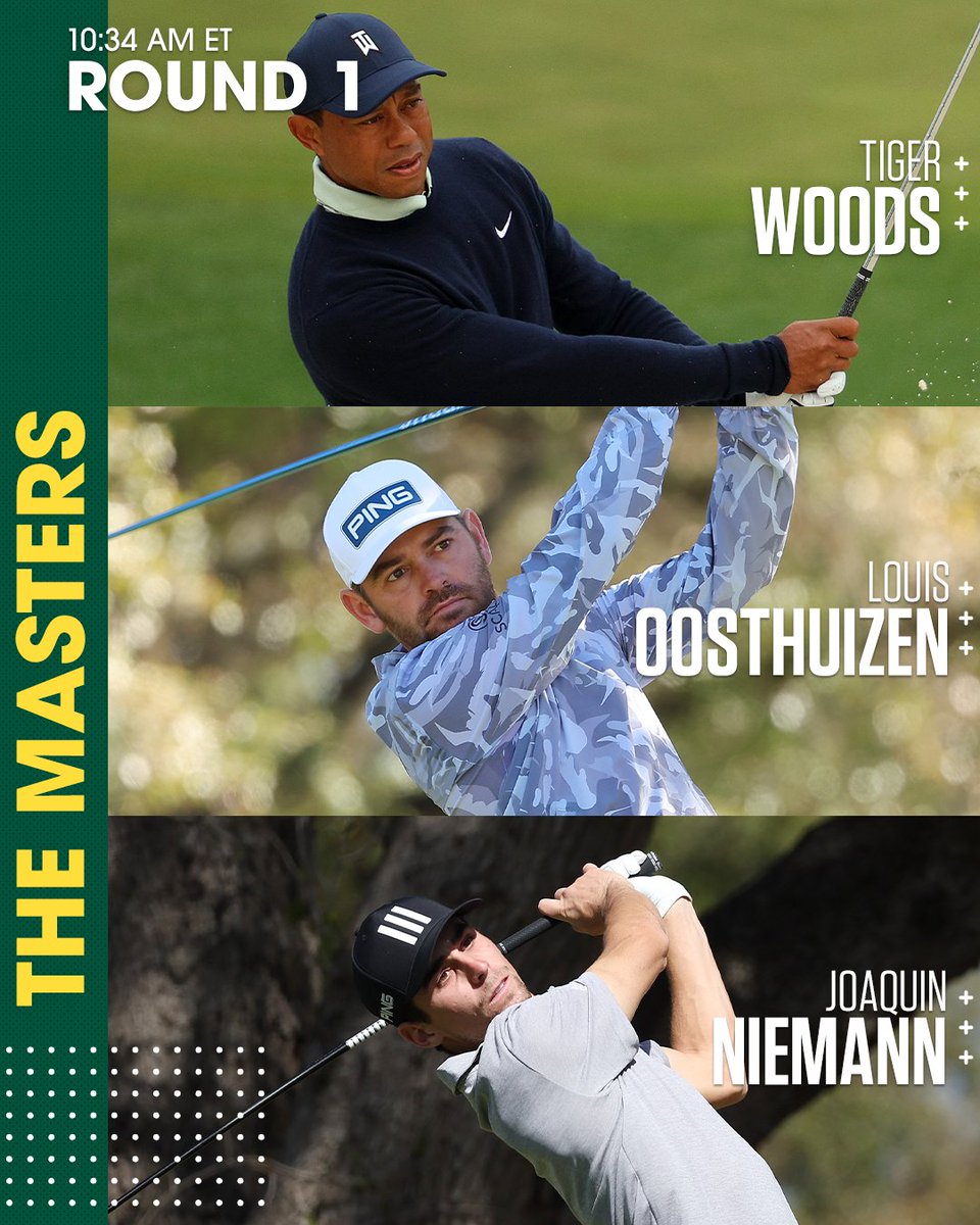 Thursday at #TheMasters can't get here fast enough!