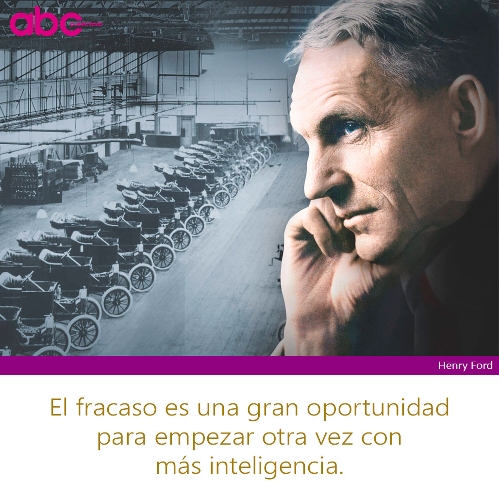 abcpublicitario's tweet photo. Nuestra #frasedelmartes de Henry Ford empresario y emprendedor estadounidense, fundador de la compañía Ford Motor Company.  La clave del éxito de Ford residía en su procedimiento para reducir los costes de fabricación: la producción en serie, conocida también como fordismo. https://t.co/Z94RfaQY0p