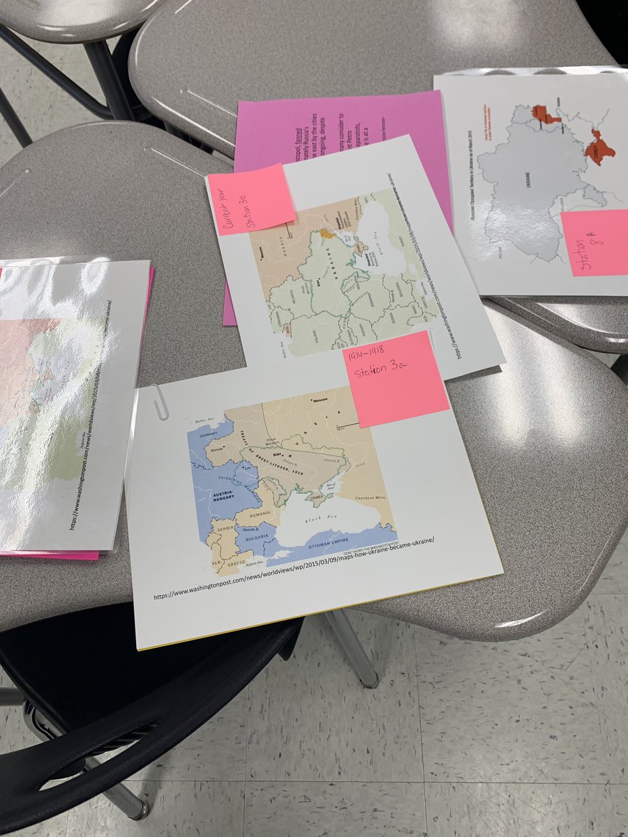 KGsocialstudies's tweet photo. World geo students exploring history of Ukraine crisis using maps and Brown Univ Choices lesson @rlosbornehs @Cobb_SS @ChoicesProgram @jennifer_leeser @missfolkmath @stovallscience https://t.co/lZTIgxUJxe