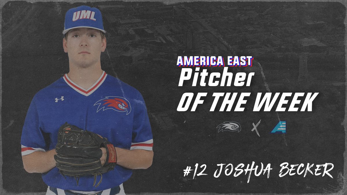 RiverHawkBB's tweet photo. 𝘼𝙀 𝙋𝙞𝙩𝙘𝙝𝙚𝙧 𝙤𝙛 𝙩𝙝𝙚 𝙒𝙚𝙚𝙠
After throwing 7.0 innings with 9 K's, Joshua Becker has been named the America East Pitcher of the Week!
🔗:https://t.co/8MD0erqwXj
#UnitedInBlue | #AEBASE https://t.co/vbrZ3aNMTp