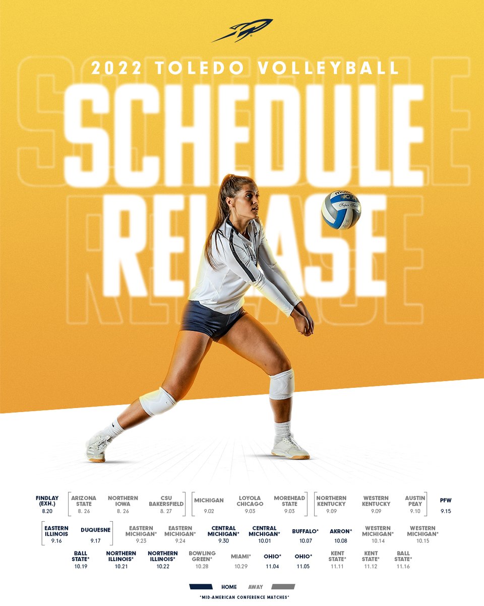 Toledo Volleyball (@toledo_vb) on Twitter photo ๐ฃ๏ธ ๐๐ถ๐ณ 2022 ๐ด๐ค๐ฉ๐ฆ๐ฅ๐ถ๐ญ๐ฆ ๐ช๐ด ๐๐๐๐โผ๏ธ
โช๏ธ 1โฃ2โฃ home matches
โช๏ธ 8โฃ matches against Top 100 RPI teams
โช๏ธ Tournaments at Arizona State, Michigan, and Western Kentucky
August 26 can't get here soon enough ๐๐
๐ฐโก๏ธ bit.ly/3vg9UCv ๐ฃ๏ธ ๐๐ถ๐ณ 2022 ๐ด๐ค๐ฉ๐ฆ๐ฅ๐ถ๐ญ๐ฆ ๐ช๐ด ๐๐๐๐โผ๏ธ
โช๏ธ 1โฃ2โฃ home matches
โช๏ธ 8โฃ matches against Top 100 RPI teams
โช๏ธ Tournaments at Arizona State, Michigan, and Western Kentucky
August 26 can't get here soon enough ๐๐
๐ฐโก๏ธ bit.ly/3vg9UCv